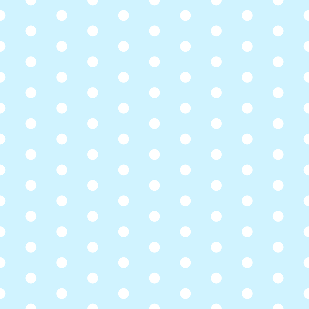 Polka Dot Background. Blue Dots Pattern. Cute Baby Background.